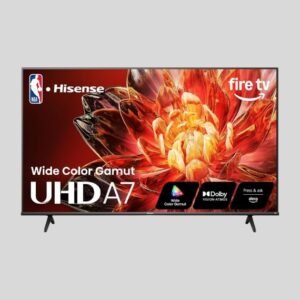 Hisense | 43" Class A7 Series 4K UHD Smart Fire TV (43A7NF) - Wide Color Gamut, HDR10+, Dolby Vision, Dolby Atmos, AI Sports Mode, Game Mode, ALLM, Alexa Built in with Voice Remote, Streaming TV, Black