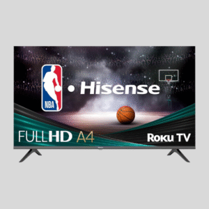 Hisense | 40-Inch Class A4 Series FHD 1080P Smart Roku TV with Alexa Compatibility (40A4NR, 2024 Model) - Dolby Audio, Slim Bezel Design, Google Assistant